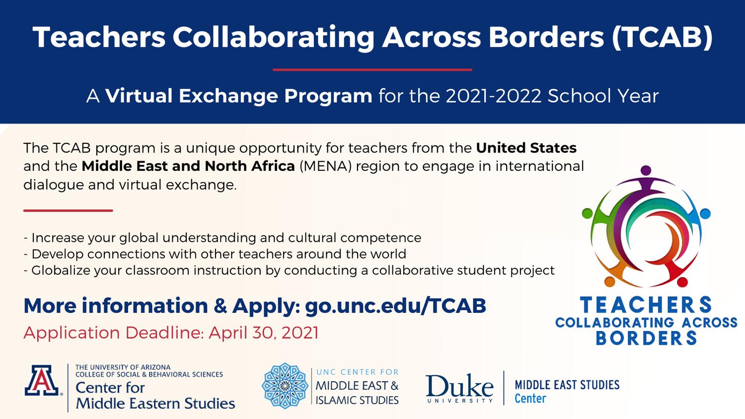 Virtual Exchange Program for US and MENA teachers