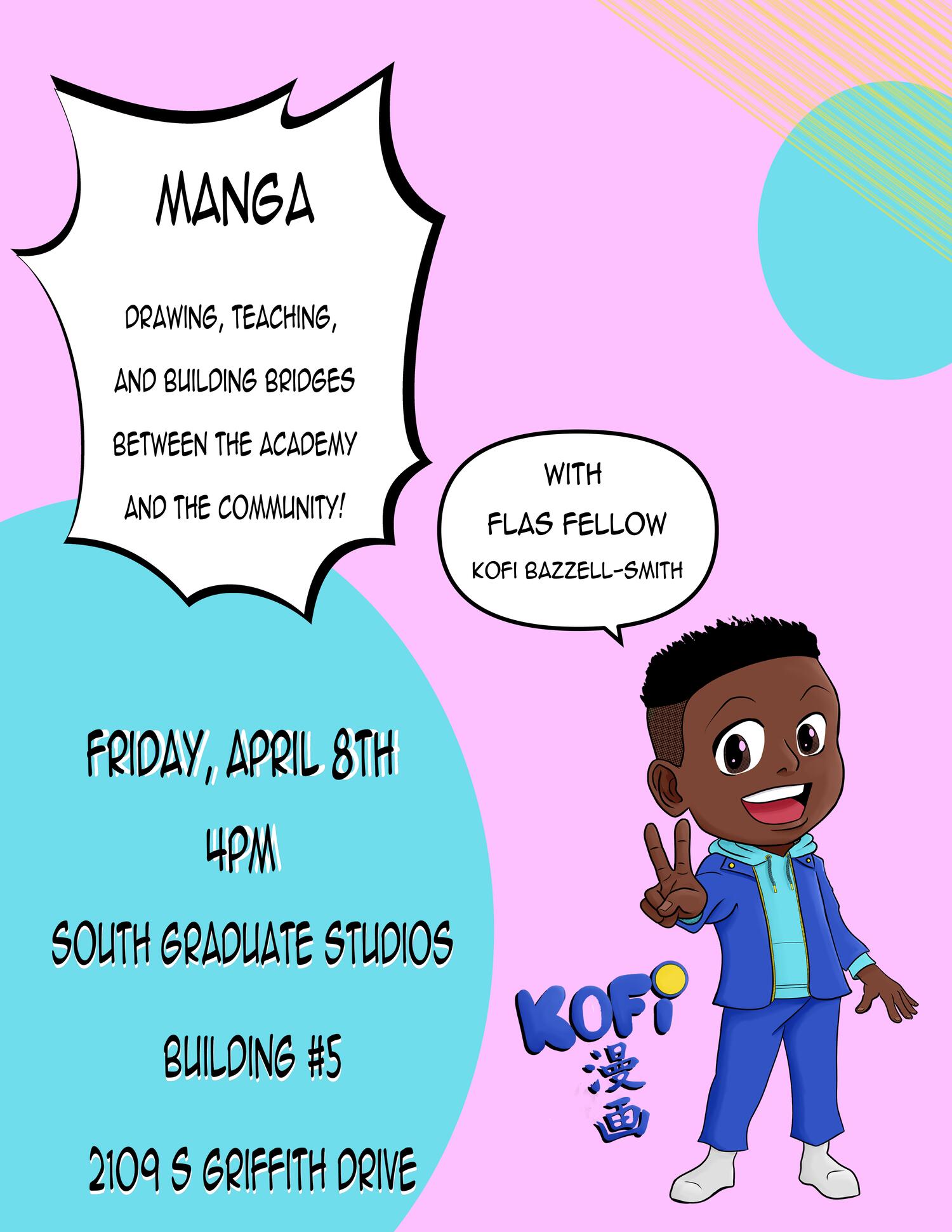 Manga with FLAS Fellow Kofi Bazzell-Smith