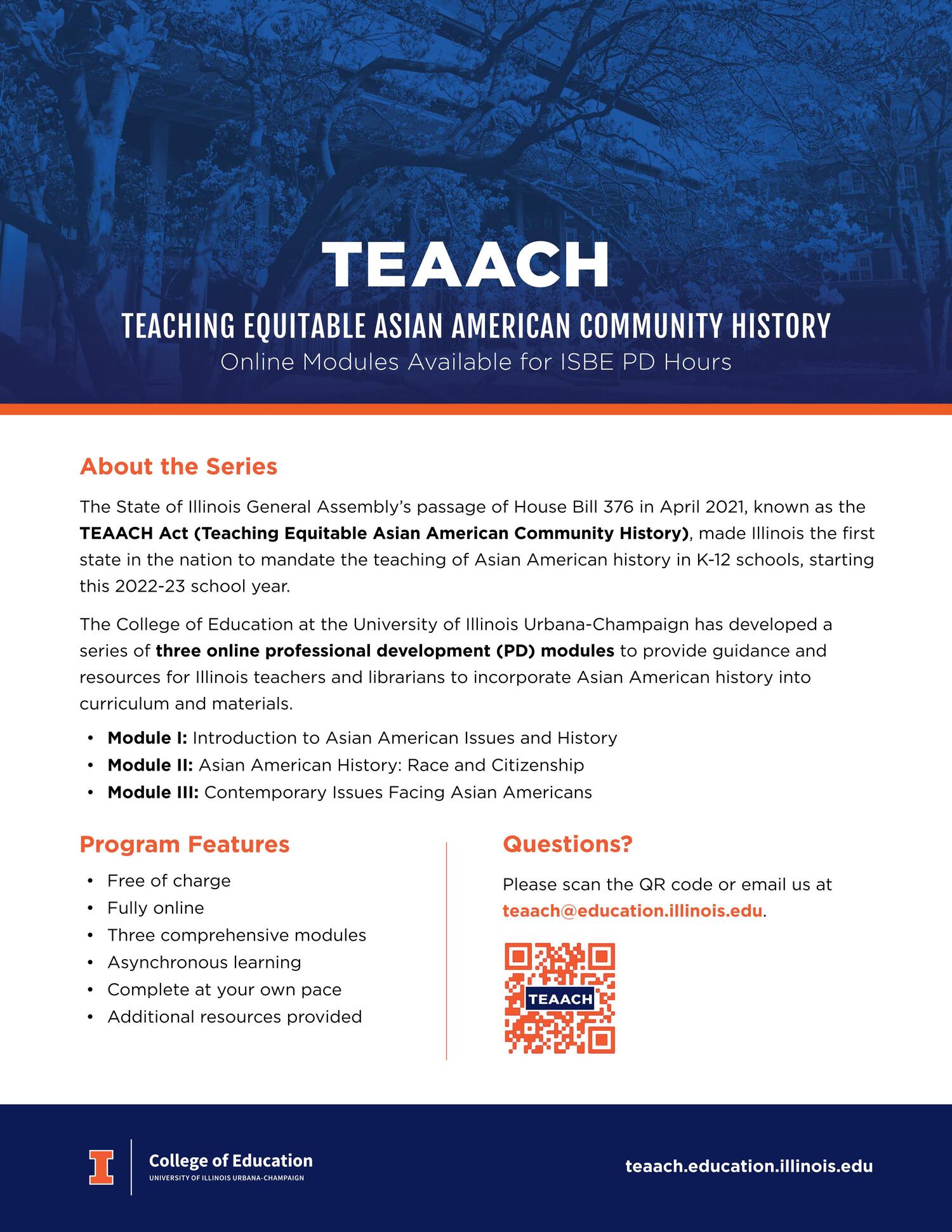 TEAACH PD flyer 